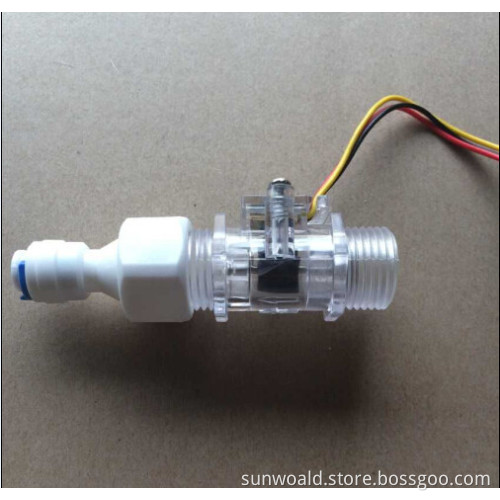 1/2" Magnetic plastic water liquid flow sensor for water heater